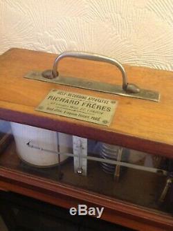 Antique Barograph Richard Freres