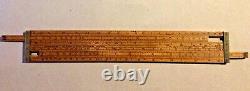 Antique Boxwood Dring & Fage Custom And Excise Double Slide Rule C1845-9