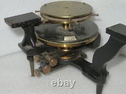 Antique Brass Cast Iron Scientific Instrument Spectrometer London 192 Spect
