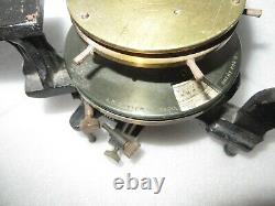 Antique Brass Cast Iron Scientific Instrument Spectrometer London 192 Spect