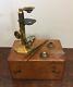 Antique Brass Dissecting Dissection Field Microscope by Dixey Brighton in Box