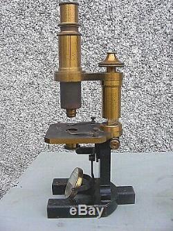 Antique Brass Microscope Carl Zeiss
