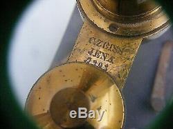 Antique Brass Microscope Carl Zeiss