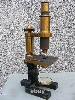 Antique Brass Microscope Spencer Buffalo