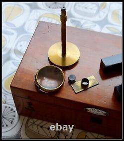 Antique Brass Travel Microscope