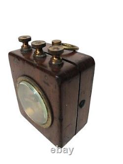 Antique British G. P. O. Field Galvanometer 1930s Telegraph Lineman