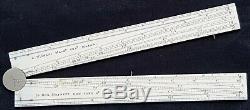 Antique C W Dixey Bond St London Sector Scale Rule & Parallel Ruler Etui Drawing