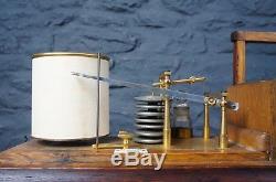 Antique Cased Barograph by Chadburns of Liverpool Scientific Display