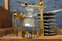 Antique Cased Barograph by Chadburns of Liverpool Scientific Display