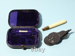 Antique Cased Millikin & Lawley Ophthalmoscope Optometrist Instrument