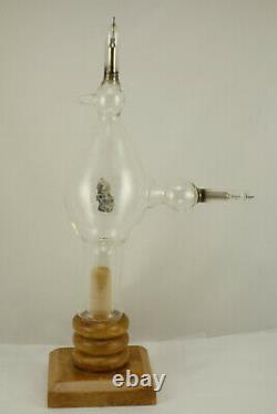 Antique Cathode Geissler Glass Crookes Ray Mineral Tube Scientific Instrument B