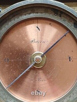 Antique Compass 1840 BURON a PARIS Boxed