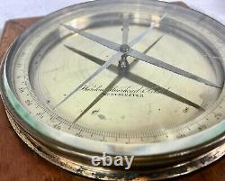 Antique Compass, Warden Muirhead & Clark, Westminster, London, Surveying Science