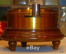 Antique Cylindrical Clockwork Micrometer Germany Poland Breslau Hugo Derb