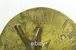 = Antique Dated 1675 RARE Brass Sundial Old English Transience of Life Quote