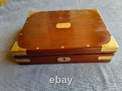 Antique Drawing Instruments/Drawing Set/Campaign Style Case Robson, Newcastle