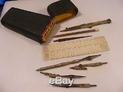 Antique Drawing Instruments Sets And Shagreen Drawing Instruments