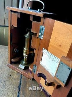 Antique E Leitz Wetzlar Microscope Boxed No. 62988