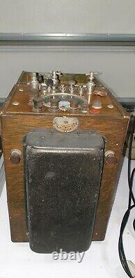 Antique Edison Era Thomson Portable D. C. Meter