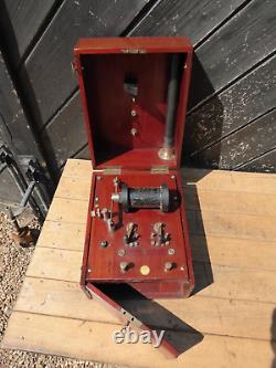 Antique Electric Shock Therapy Instrument in Wooden case by Schall & Son