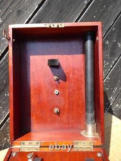 Antique Electric Shock Therapy Instrument in Wooden case by Schall & Son