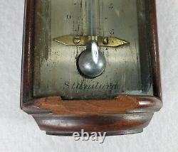 Antique English England London Stick Thermometer Walnut ANDREW YATES