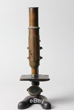 Antique Ernst Leitz Wetzlar Microscope in original wooden box sed. 405971896 R47