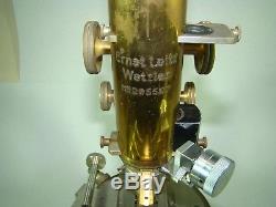 Antique Ernst Leitz Wetzlar Petrographic Microscope With Integration Stage