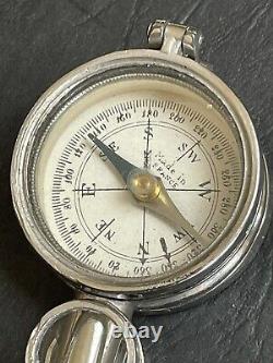 Antique French WW1 WWII Era pocket combination compass & binoculars