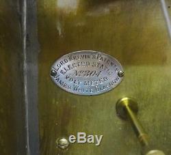 Antique Galvanometer 1880 Electrostatic Kelvin Voltmeter Sci Instrument England