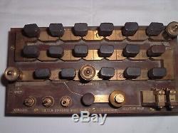 Antique Gambrell Bros. 1916 Decade Resistance Box Shunt Combo for Galvanometer