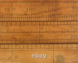 Antique Georgian Dicas Patentee Liverpool Comparative Proof Excise Slide Rule