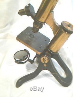 Antique Henry Crouch Microscope