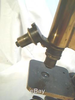 Antique Henry Crouch Microscope