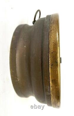 Antique Holosteric Barometer Brass Cased JOHN BRUCE & SONS LIVERPOOL Glass Broke