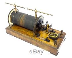 Antique Huge 1880 Eugene Ducretet Ruhmkorff Induction Coil X Ray Tesla Medical