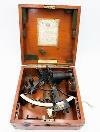 Antique Husun Sextant Made By H. Hughes & Sons LTD. London No. 22251 Wooden Box