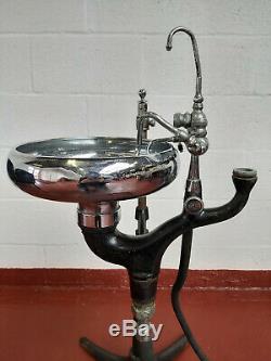 Antique Late Victorian Dentist's Spittoon Sink Dentistry Equipment