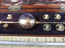 Antique Late Victorian Sikes Hydrometer By Loftus London. Complete Set