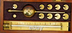 Antique Late Victorian Sikes Hydrometer By Loftus London. Complete Set