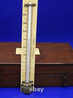 Antique Late Victorian Sikes Hydrometer By Loftus London. Complete Set