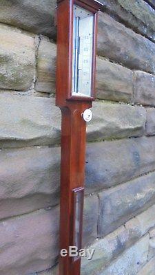 Antique Mahogany Stick Barometer
