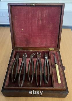 Antique Mather Manchester Dentist Tooth Extraction Kit