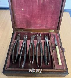 Antique Mather Manchester Dentist Tooth Extraction Kit