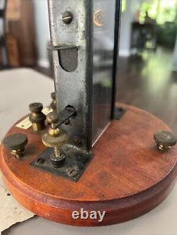Antique Measuring Instrument L. E. Knott Apparatus Co. Galvanometer Rarity! 1906