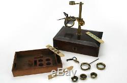 Antique Microscope Cary Gould type c1830