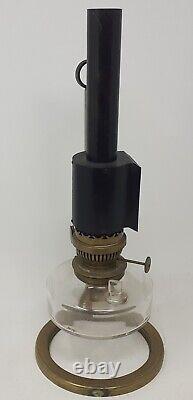 Antique Microscope Oil Lamp