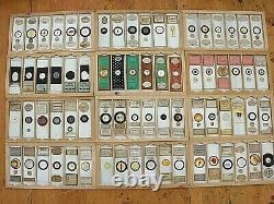 Antique Microscope Slide. Boxed Collection of 72 Professionally Prepared Slides