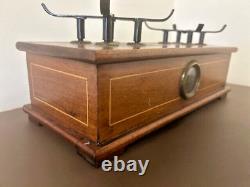 Antique Napoleon 111 wooden weighing scales (circa 1880)