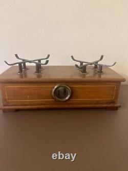 Antique Napoleon 111 wooden weighing scales (circa 1880)